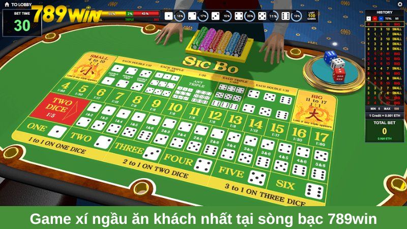 Casino 789win: Sòng bạc online chất lượng chuẩn quốc tế 3 Game xí ngầu ăn khách nhất tại sòng bạc 789win