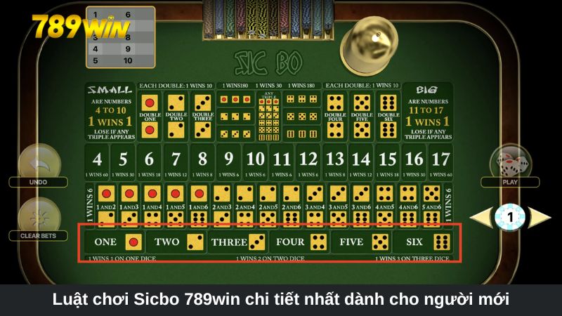 Sicbo 789win: Game cá cược quốc dân tại sòng bạc 2025 2 Luật chơi Sicbo 789win chi tiết nhất dành cho người mới