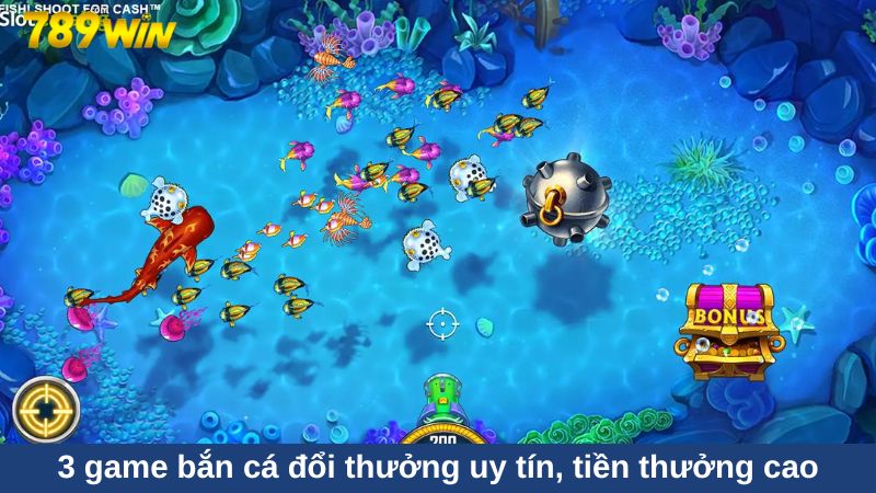 Bắn cá online: Game săn cá vui nhận thưởng liên tục 3 3 game bắn cá đổi thưởng uy tín, tiền thưởng cao nhất