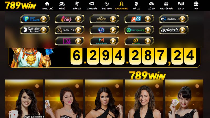 Casino 789win: Sòng bạc online chất lượng chuẩn quốc tế 2 Tỷ lệ thưởng tại 789 cao, trả thưởng luôn xanh chín